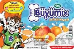 Sütaş Büyümix şeftali kayısılı ambalaj